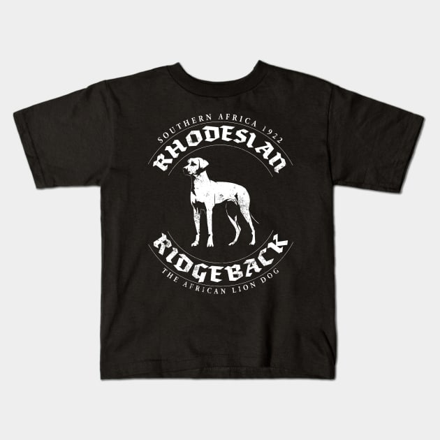 Rhodesian Ridgeback Africa Kids T-Shirt by Black Tee Inc